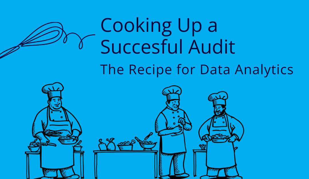 Image depicting the metaphor comparing chefs compiling ingredients to business analysts performing data analytics